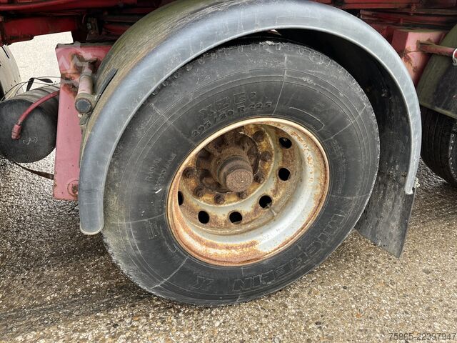 Platform aanhanger Nooteboom OVB-90-05 / 5 axle 12 Ton Hydraulic / BPW Drum ...