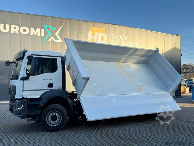 3-sidig tipper MAN TGS 35.480 TGS 35.480 8x4 Retarder 3-Seiten-Kipper