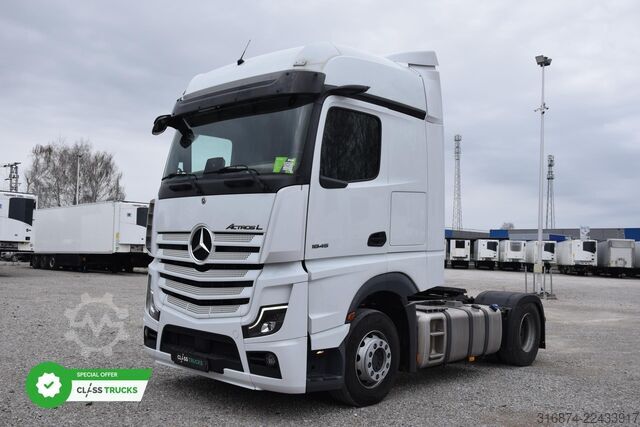 मानक ट्रैक्टर यूनिट MERCEDES-BENZ Actros 5 1845 BigSpace MirrorCam