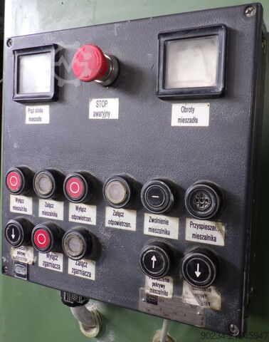 45 kW dissolver fra Drais model RN 3-45 AS VAC til vakuumarbejde med 2000 L blandegryde DRAIS RN 3-45 AS VAC