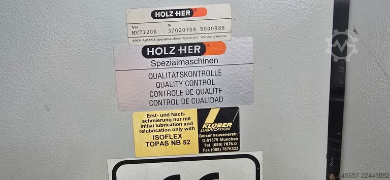 Centro de maquinagem HOLZ-HER Eco Master 7120