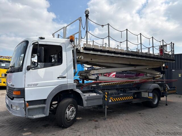 Cestino da lavoro Mercedes-Benz ATEGO 1317 + DOLL HOOGWERKER 10 meter + 3236 KM...
