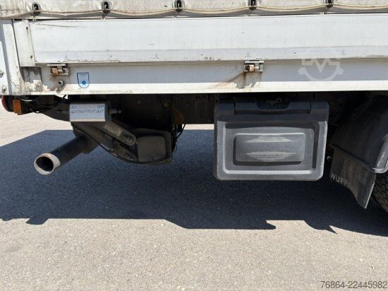 Platós teherautó ponyvával IVECO EUROCARGO 140E PLANE, LBW BÄR, EURO 6, KLIMA