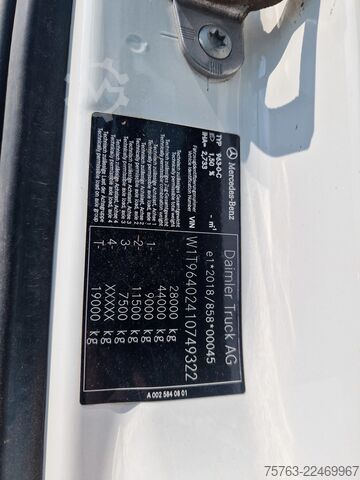 Hook arm system Mercedes-Benz Arocs 2645 6x2*4 with Hydrodrive - Palfinger T1...