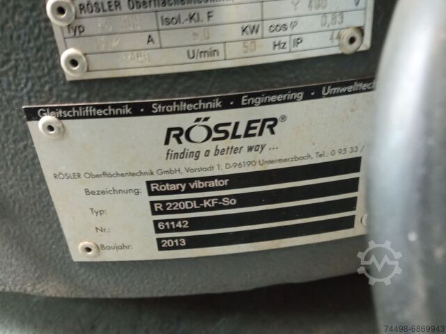 Vibracijski stroj za dodelavo R 220 DL Rösler R 220 DL