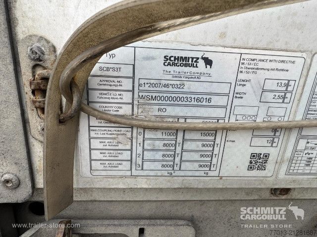 Open semitrailer with tarp Schmitz Cargobull Curtainsider Standard