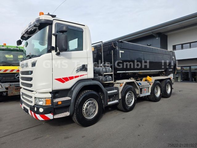 Tipper truck SCANIA G450 / ISO Thermo Mulde / 8X4 / Opti Cruise