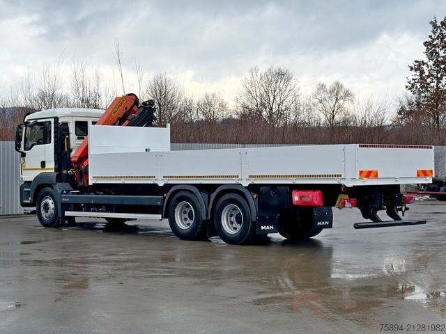 Truck mounted crane MAN TGS 26.360*PRITSCHE 7,60m *6x4 * KRAN/ FUNK