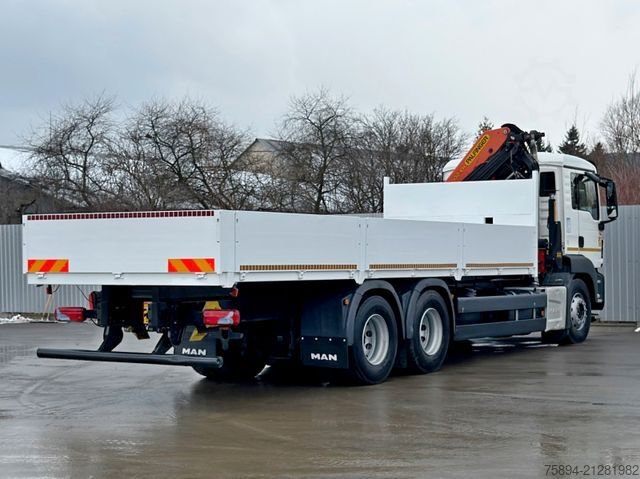 Truck mounted crane MAN TGS 26.360*PRITSCHE 7,60m *6x4 * KRAN/ FUNK