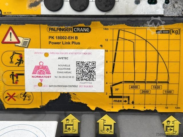 Truck mounted crane MAN TGS 26.360*PRITSCHE 7,60m *6x4 * KRAN/ FUNK