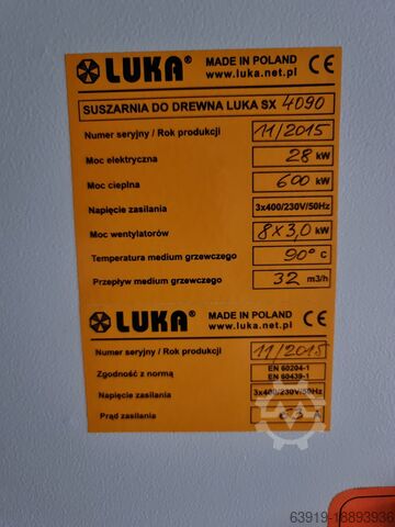 Kammertrockner LUKA SX 4090 – 90m3