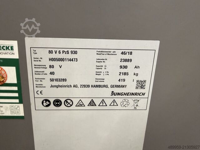 বৈদ্যুতিক 4 চাকা ফর্কলিফ্ট Jungheinrich EFG S50s