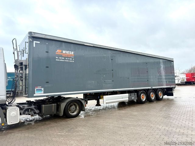 Semirremolque con piso móvil KNAPEN K100 Schubboden 92m³ 10mm Boden