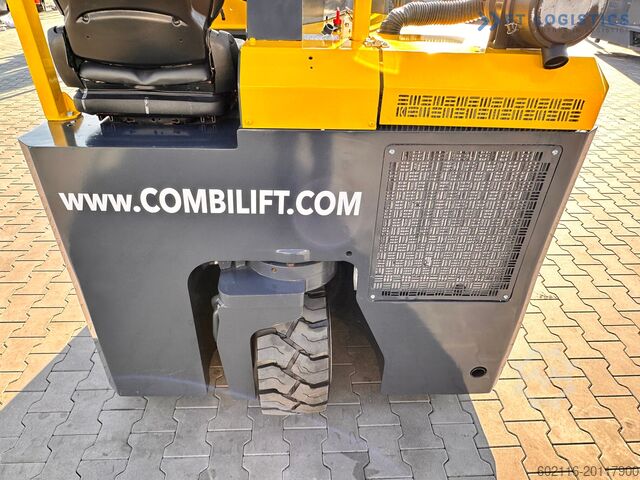 Carretilla elevadora de 4 vías Combilift CB3000 / FREE LIFT / NEW TIRES /LIKE NEW