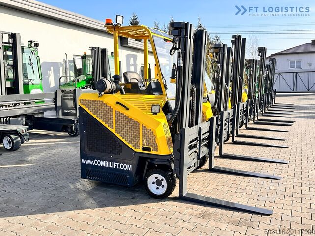 Carretilla elevadora de 4 vías Combilift CB3000 / FREE LIFT / NEW TIRES /LIKE NEW