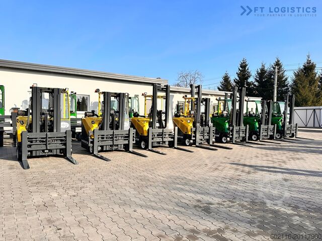 Carretilla elevadora de 4 vías Combilift CB3000 / FREE LIFT / NEW TIRES /LIKE NEW