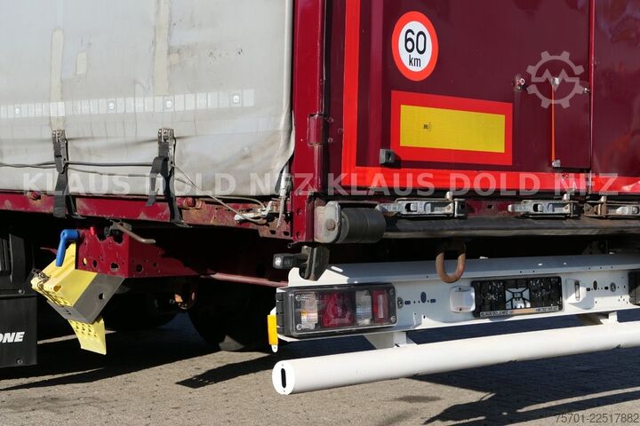 تریلر نیمه باز با چادر برزنتی KRONE SD Pritsche Plane XL MegaLiner Edscha Bordwände