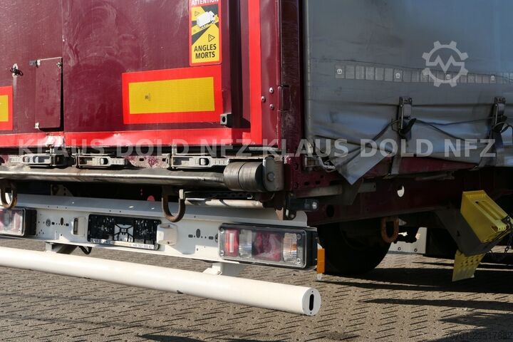 تریلر نیمه باز با چادر برزنتی KRONE SD Pritsche Plane XL MegaLiner Edscha Bordwände