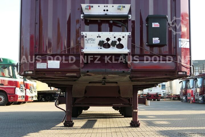 تریلر نیمه باز با چادر برزنتی KRONE SD Pritsche Plane XL MegaLiner Edscha Bordwände