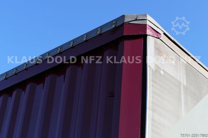 تریلر نیمه باز با چادر برزنتی KRONE SD Pritsche Plane XL MegaLiner Edscha Bordwände