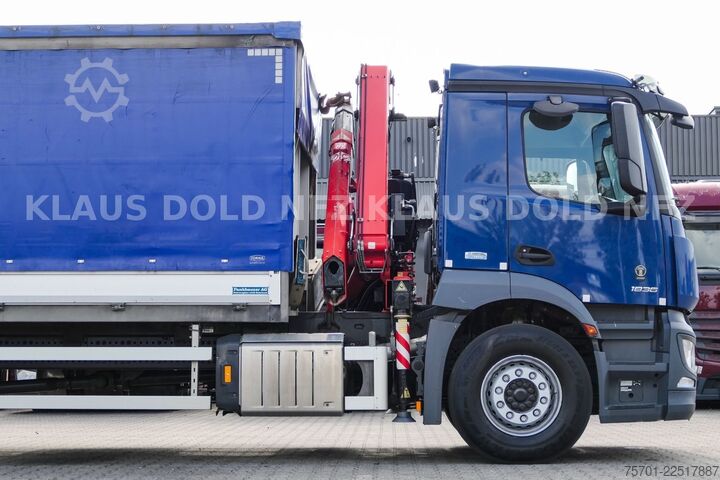 جرثقیل نصب‌شده روی کامیون MERCEDES-BENZ Actros 1836 Stahl Transport Kran Fassi F125 Funk
