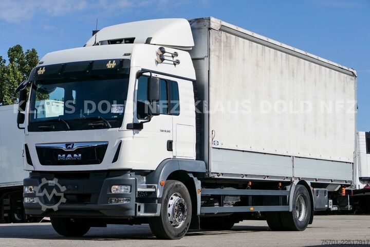 کامیون تخت با روکش برزنتی MAN TGM 18.320 Pritsche Plane LBW Euro 6