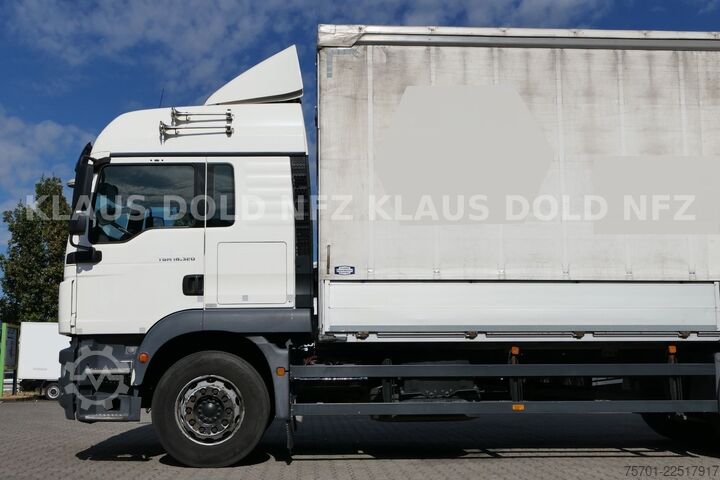 کامیون تخت با روکش برزنتی MAN TGM 18.320 Pritsche Plane LBW Euro 6