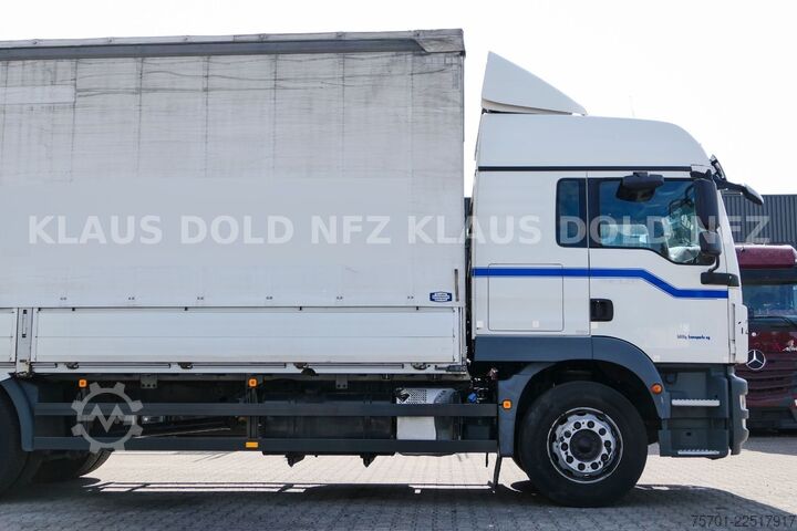 کامیون تخت با روکش برزنتی MAN TGM 18.320 Pritsche Plane LBW Euro 6