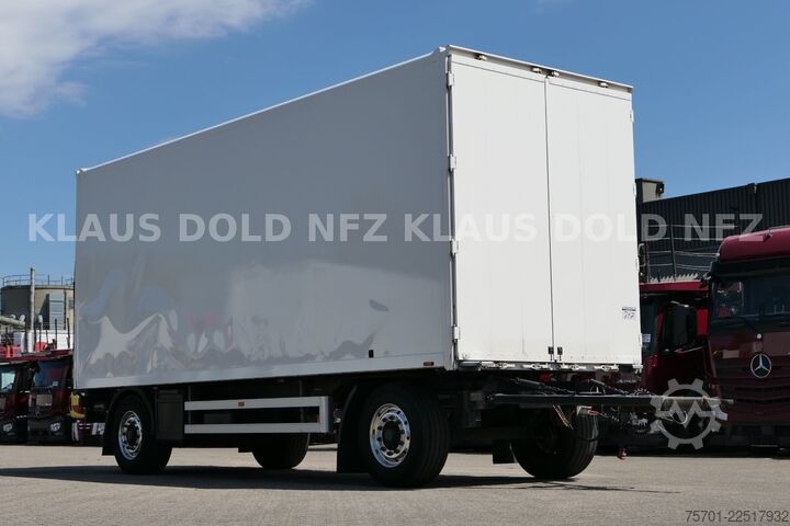 Remolque caja SPIER AGL 290 Koffer 47m³ Durchladeeinrichtung LBW