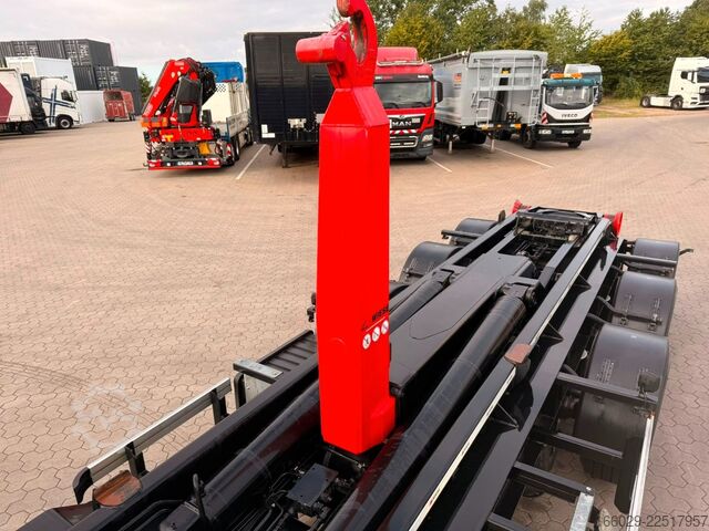 Tipper semitrailer  WIESE 3-Achs Abrollkippe-Sattelauflieger