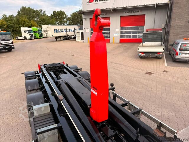 Tipper semitrailer  WIESE 3-Achs Abrollkippe-Sattelauflieger