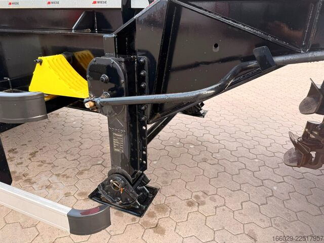 Tipper semitrailer  WIESE 3-Achs Abrollkippe-Sattelauflieger