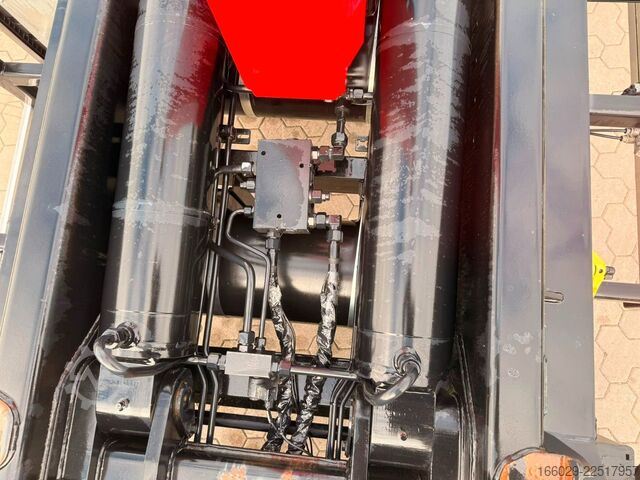 Tipper semitrailer  WIESE 3-Achs Abrollkippe-Sattelauflieger