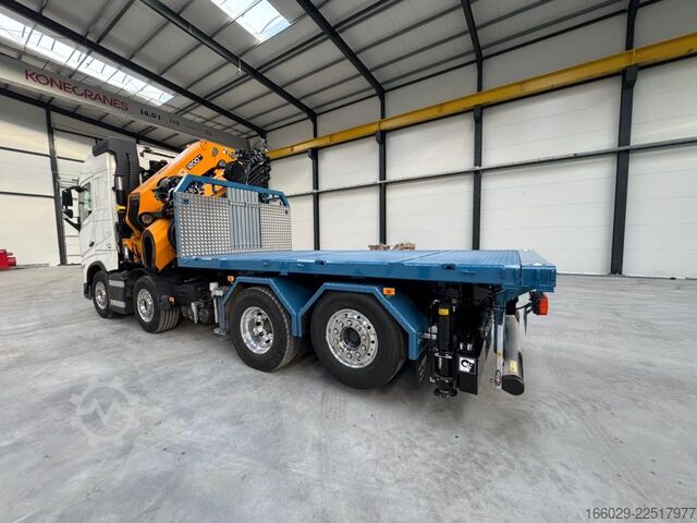 Flatbed truck VOLVO FH 540 8x2 EFFER Kran Sattelzugmaschine