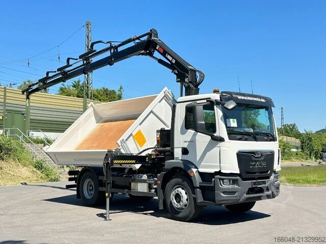 Kipper mit Kran MAN TGM 18.320 MAN TGM 18.320 4x2 Euro6e Hiab X-HiD...