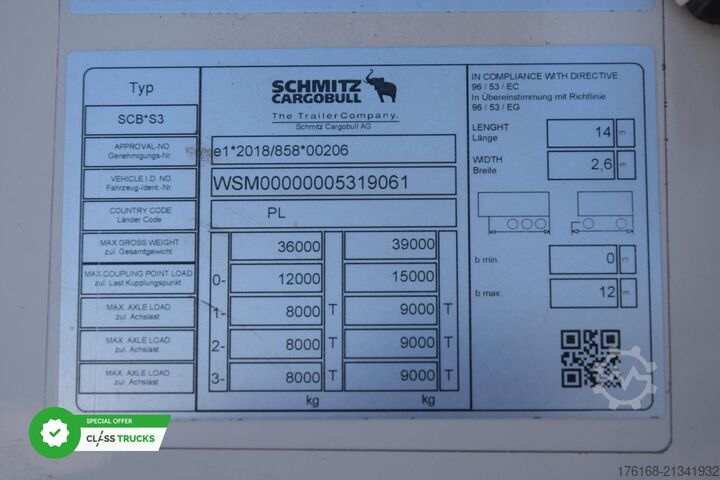 Semirremolque frigorífico SCHMITZ CARGOBULL SKO DDeck FP45 TK SLXi 300 LA h2.7m
