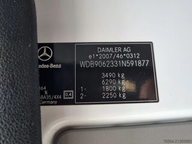 Bâche Mercedes-Benz Sprinter 316 CDI 4X4 4MATIC DC open laadbak Hui...