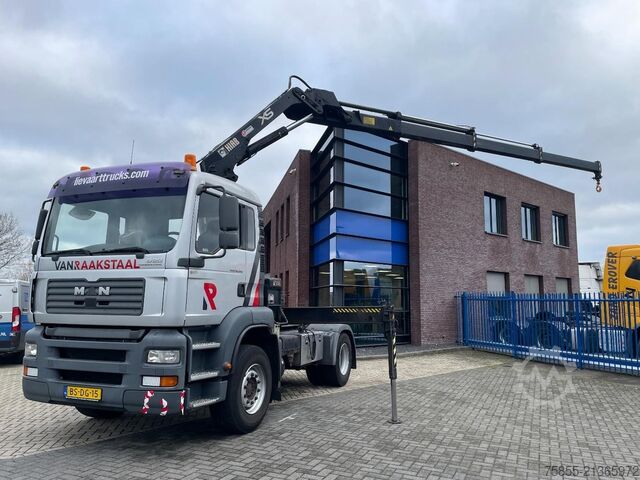 Standard-SZM MAN TGA 18.310 Hiab 166 E-3 HIDUO Crane-Kran + Remo...
