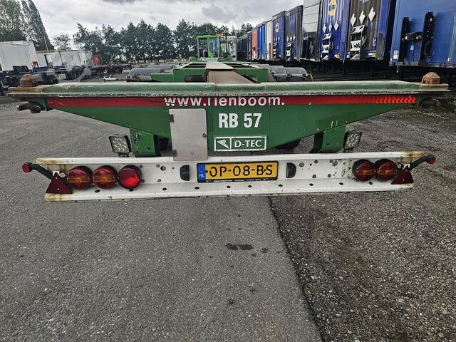 Container transport D-TEC VCC-01 FLEXITRAILER/ALL CONNECTIONS/ APK/TUV 26...