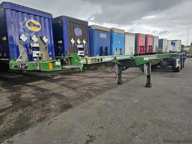 Container transport D-TEC VCC-01 FLEXITRAILER/ALL CONNECTIONS/ APK/TUV 26...