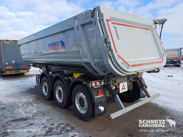 Semi-reboque basculante Schmitz Cargobull Semitrailer Tipper Steel half pipe body 25m³