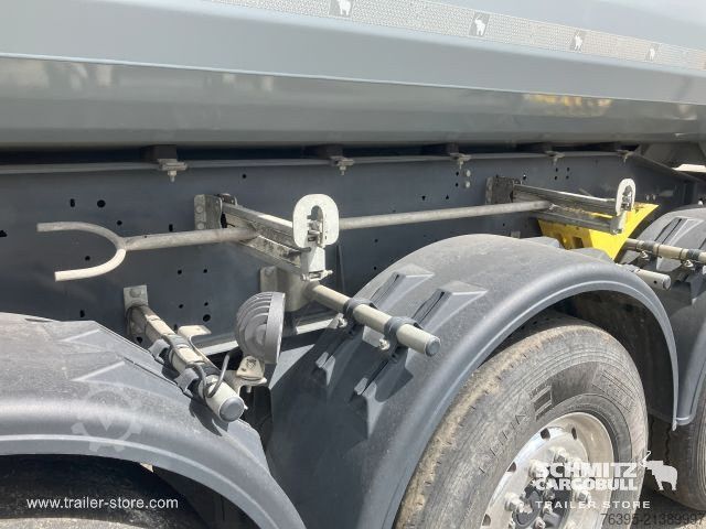 Semi-reboque basculante Schmitz Cargobull Semitrailer Tipper Steel half pipe body 25m³