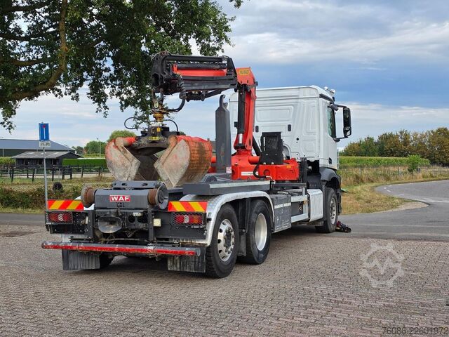 Système de bras à crochet Mercedes-Benz Arocs KRAAN/HAAK!! EURO6!! BELGIUM TRUCK!