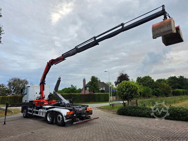 Système de bras à crochet Mercedes-Benz Arocs KRAAN/HAAK!! EURO6!! BELGIUM TRUCK!