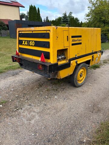 Compresor cu şurub Atlas Copco XAS 60 – kompresor przewoźny Atlas Copco XAS 60 – kompresor przewoźny