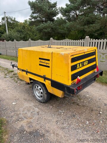 Compresor cu şurub Atlas Copco XAS 60 – kompresor przewoźny Atlas Copco XAS 60 – kompresor przewoźny