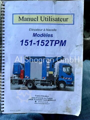 Zdvíhacia plošina Renault Midlum 180 Arbeitsbühne / 15mtr / Euro5