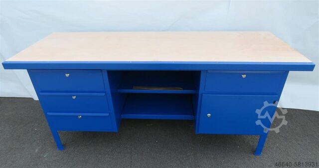 Bank voor monteurs SANDERS BLAU RAL 5010