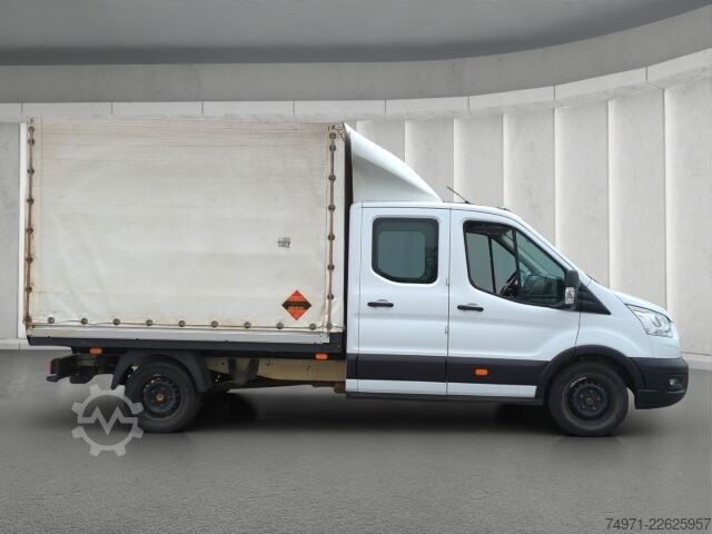 Camión plataforma con toldo Ford Transit Pritsche+Plane AWD DoKa L3 3,5t*7-Sitzer