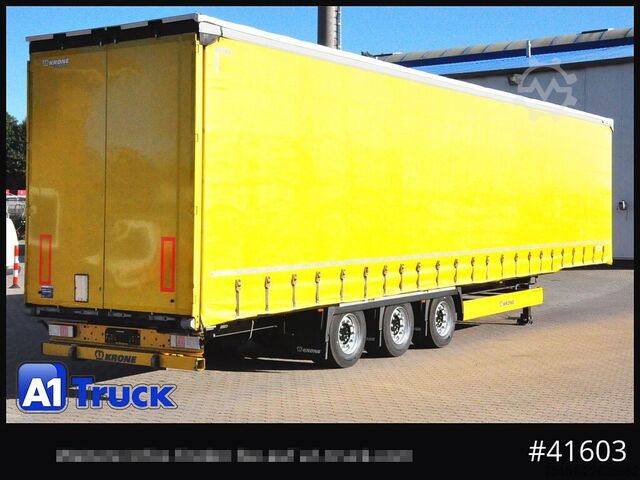 Åpen semitrailer med presenning KRONE Mega, VDI 2700, Code XL, RSAB, Ice Protect.